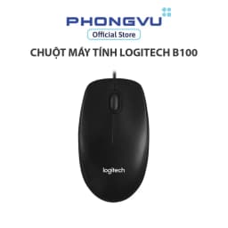 Thumbnail Chuột máy tính Logitech B100  - Bảo hành 36 tháng 1
