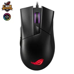 Thumbnail Chuột Quang Chơi Game Asus ROG Gladius II Core Gọn Nhẹ, dpi 6200, RGB Aura Sync 3