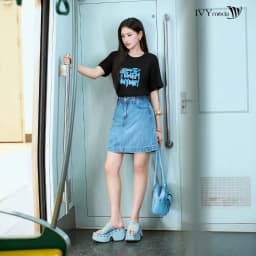 Thumbnail Classic Shirt - Chân váy denim A ngắn, Chân váy công sở dạo phố nữ IVY moda MS 32M9082 2