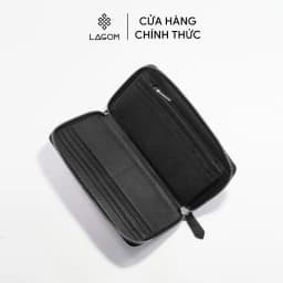 Thumbnail Clutch Da Thật LAGOM Forest Zippy kèm móc đeo tay 4