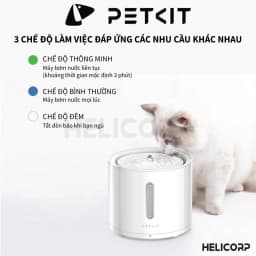 Thumbnail [Có App] Máy Lọc Nước Cho Chó Mèo Bơm Không Dây PETKIT Solo 2 - HeLiPet 1
