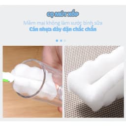 Thumbnail Cọ Bình Sữa Kamidi 3 Chi Tiết Vệ Sinh Bình Sữa Màu Ngẫu Nhiên 4