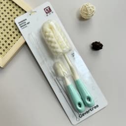 Thumbnail Cọ bình sữa núm ti Silicon, mút cao cấp gồm 4 chi tiết có tay cầm xoay 360 độ dùng cho mọi loại bình 3