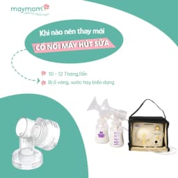 Thumbnail Cổ Nối Phễu Maymom Myfit Loại Cổ Hẹp, Tương Thích Phễu Hút Sữa Medela, Pumpin, Lacteck, Mini Pum, Pumpa, Silicon 2