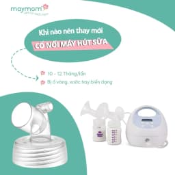 Thumbnail Cổ Nối Phễu Maymom Myfit Loại Cổ Rộng, Tương Thích Phễu Hút Sữa Spectra, Pumpin, Lacteck, Mini Pum, Pumpa, Silicon 2