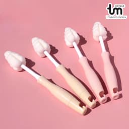 Thumbnail CỌ RỬA BÌNH SỮA VÀ NÚM TI TOVI AND MOLLY (HỒNG,KEM) 2