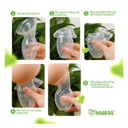 Thumbnail Cốc Hứng Hút Sữa Gen.1 Haakaa, New Zealand. Thay Thế Máy Hút Sữa 3