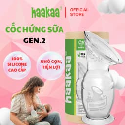 Thumbnail Cốc Hứng Sữa Cao Cấp Silicone Gen.2 100/150ml Haakaa, New Zealand. Thay thế máy hút sữa hiệu quả 1