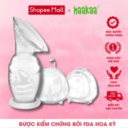Thumbnail Cốc hứng sữa Gen.2 100/150ml và Bộ 2 Miếng lót hứng sữa silicon 40/75ml Haakaa. Hỗ trợ hứng sữa mẹ hoàn hảo 1
