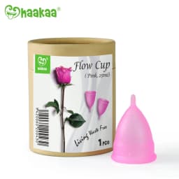 Thumbnail Cốc nguyệt san cao cấp thân ngắn Flowcup Haakaa. Chất liệu silicone cao cấp, an toàn 2