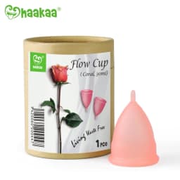 Thumbnail Cốc nguyệt san cao cấp thân ngắn Flowcup Haakaa. Chất liệu silicone cao cấp, an toàn 4