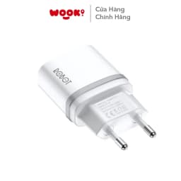 Thumbnail Cốc Sạc 1 Cổng USB ROBOT RT-K7 Thiết Kế Nhỏ Gọn Kèm Cáp Micro 1m Hàng Chính Hãng Bảo Hành 12 Tháng 1 Đổi 1 1