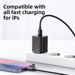 Thumbnail Cốc Sạc Nhanh Baseus Super Si USB C QC 3.0 20W Hỗ Trợ Type C Cho iPhone 12 Pro Max 4