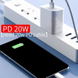 Thumbnail Cốc sạc nhanh PD PFFEE cổng type C 20w PD tiện dụng khi đi du lịch 1