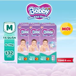Thumbnail Combo 03 gói tã quần Bobby Siêu Khô Thoáng - 100% Thoáng Khí Jumbo S46/M42/L36/XL32/XXL28/XXXL22 1