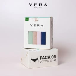 Thumbnail Combo 06 quần lót nữ cotton VERA 7166 [Giao màu ngẫu nhiên] 3
