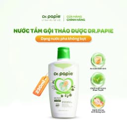 Thumbnail Combo 1 Nước Tắm Thảo Dược Dr.Papie 230ml Và 1 Hộp Gạc Răng Miệng Dr.Papie Cho Bé Từ Sơ Sinh 4