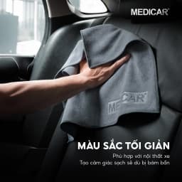 Thumbnail Combo 10 khăn lau Microfiber làm sạch xe hơi và vật dụng trong nhà, không đổ lông, thấm hút x7 trọng lượng khăn 40x40cm 4