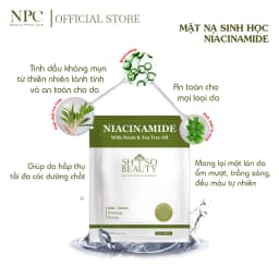 Thumbnail Combo 10 miếng mặt nạ SHSO Beauty Biocell Niacinamine 4% dành cho da mụn, chiết xuất lá Neem và tinh dầu tràm - NPC PHAR 1