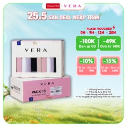 Thumbnail Combo 10 quần lót nữ thun lạnh VERA- 6323 [Giao màu ngẫu nhiên] 1
