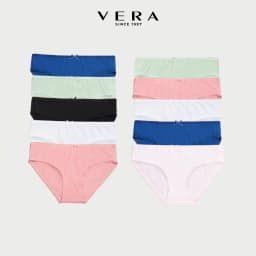 Thumbnail Combo 10 Quần Lót Nữ VERA Cotton - 7166 [Giao màu ngẫu nhiên] 1