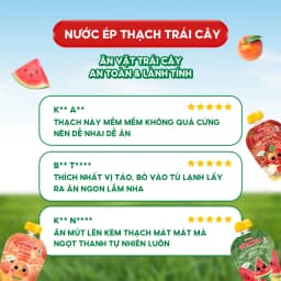 Thumbnail Combo 10 Túi Thạch Trái Cây - 90% Nước Ép Trái Cây Thật - ANDROS FRUIT ME UP - 90g x 10 3