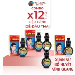 Thumbnail Combo 12 chai Xuân Nữ Bổ Huyết VĨNH QUANG 280ml - Điều hòa kinh nguyệt, liệu trình dễ đậu thai 1