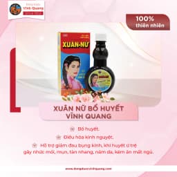 Thumbnail Combo 12 chai Xuân Nữ Bổ Huyết VĨNH QUANG 280ml - Điều hòa kinh nguyệt, liệu trình dễ đậu thai 4
