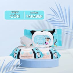 Thumbnail Combo 12 Gói Khăn Ướt 80gr Amy Baby Dùng Cho Da Nhạy Cảm 4