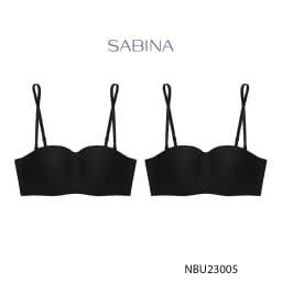 Thumbnail Combo 2 Áo Lót Không Gọng Mút Mỏng Cup Ngang Dây Lưng Không Viền May Màu Trơn Pretty Perfect Sabina NBU23005 (SBXU8900) 4