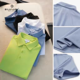 Thumbnail Combo 2 Áo Polo Nam Thời Trang Nam Biluxury 8APCB428 Áo Thun Có Cổ Polo Trơn Thoáng Mát Thấm Hút Mồ Hôi 3