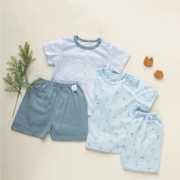 Thumbnail Combo 2 Bộ Quần Áo Cộc Nút Vai Sơ Sinh MIOMIO Cho Bé Trai, Bé Gái (Từ 0 - 24 Tháng), Vải Cotton 4