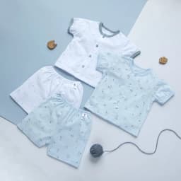 Thumbnail Combo 2 Bộ Quần Áo Cộc Sơ Sinh MIOMIO Cho Bé Trai, Bé Gái (Từ 0 - 24 Tháng), Vải Cotton 1