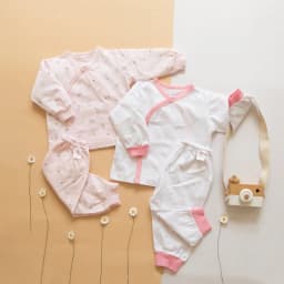 Thumbnail Combo 2 Bộ Quần Áo Sơ Sinh Dài Tay Cài Lệch MIOMIO - Cho Bé Trai, Bé Gái (Từ 0-3M), Vải Cotton 1