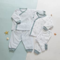 Thumbnail Combo 2 Bộ Quần Áo Sơ Sinh Dài Tay Cài Lệch MIOMIO - Cho Bé Trai, Bé Gái (Từ 0-3M), Vải Cotton 4