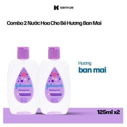 Thumbnail Combo 2 Chai Nước Hoa Cho Bé Johnson's Baby Cologne Hương Ban Mai Morning Dew Baby Cologne 125ml 1