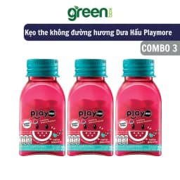 Thumbnail Combo 2, combo 3, hũ kẹo the không đường hương Dưa Hấu Playmore 22g 1