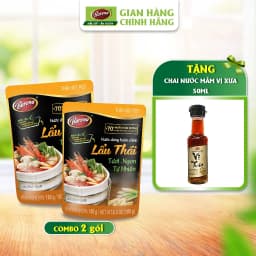 Thumbnail Combo 2 gói Nước Dùng Lẩu Thái Barona 180g [Tặng 1 chai Nước Mắm Cao Cấp Vị Xưa 40 độ đạm 50ml] 1