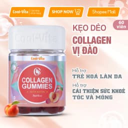 Thumbnail Combo 2 Hộp Kẹo Dẻo Collagen Hỗ Trợ Trẻ Hóa Sáng Da Kết Hợp Biotin, Vitamin C & Vitamin E CoolVita (60 viên x 3g)/hộp 2