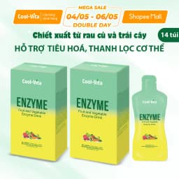 Thumbnail Combo 2 Hộp Nước Uống Bổ Sung Enzyme Chiết Xuất Từ Trái Cây và Rau Củ Hỗ Trợ Tiêu Hoá, Thanh Lọc Cơ Thể Coolvita 1