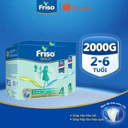 Thumbnail Combo 2 Hộp Sữa Bột Friso Gold 4 Hộp Giấy 2KG 1