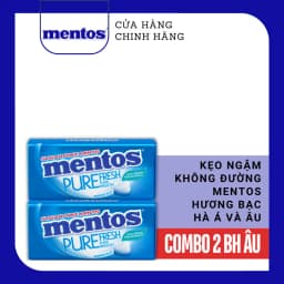 Thumbnail COMBO 2 hộp thiếc kẹo Ngậm Không Đường Mentos Clean Breath (nhiều hương) cho hơi thở thơm mát trong suốt 30 phút 1
