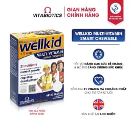 Thumbnail Combo 2 Hộp Viên Nén Nhai Vitabiotics WELLKID MULTI-VITAMIN SMART CHEWABLE Nâng Cao Sức Đề Kháng Cho Trẻ 1