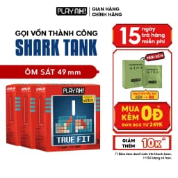 Thumbnail Combo 2 hộp/3 hộp Bao Cao Su PlayAh True Fit Ôm Sát Hộp 3 Bao size 49mm 2