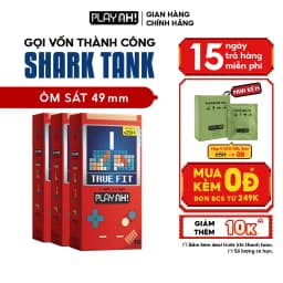 Thumbnail Combo 2 hộp/3 hộp Bao Cao Su PLAYAH True Fit Ôm Sát Hộp 10 Bao size 49mm 2