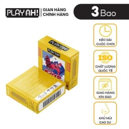 Thumbnail Combo 2 hộp/3 hộp Bao Cao Su PlayAh Last Long Siêu Mỏng Kéo Dài Thời Gian Hộp 3 bao size 52mm 4