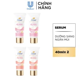 Thumbnail Combo 2 Kem Khử Mùi Dove Tinh Chất Serum Sáng Mịn 40ml/Tuýp (Vitamin E/ Vitamin B3) 1