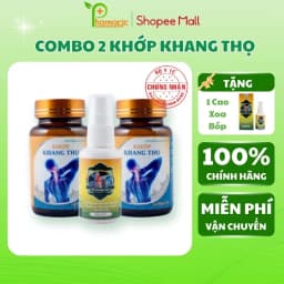 Thumbnail Combo 2 Khớp KHANG THỌ Chính Hãng và 1 Xịt KHANG THỌ - Giải Pháp Cho Người Bệnh Xương Khớp 1