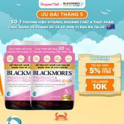 Thumbnail Combo 2 Lọ Vitamin Tổng Hợp Cho Bà Bầu Và Mẹ Cho Con Bú Blackmores Pregnancy & Breast-Feeding Gold 60 Viên/Lọ 1