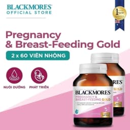 Thumbnail Combo 2 Lọ Vitamin Tổng Hợp Cho Bà Bầu Và Mẹ Cho Con Bú Blackmores Pregnancy & Breast-Feeding Gold 60 Viên/Lọ 2